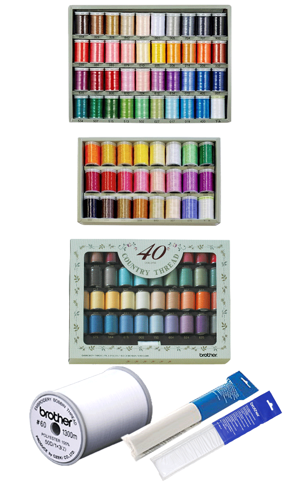 ブラザーミシン　刺しゅう関連消耗品